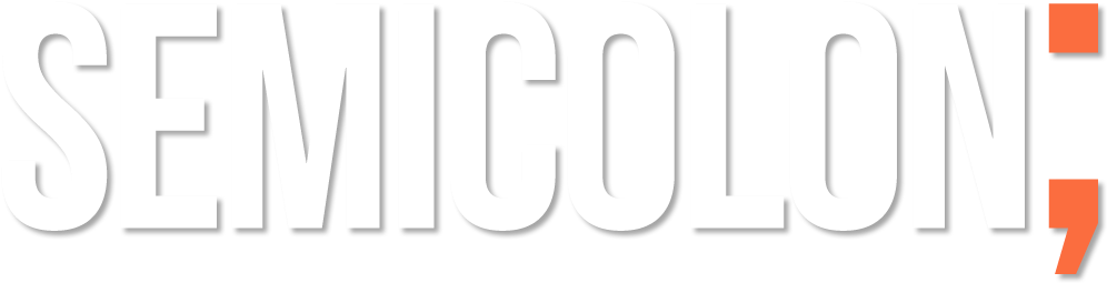 Semicolon - - Graphics (1048x294), Png Download