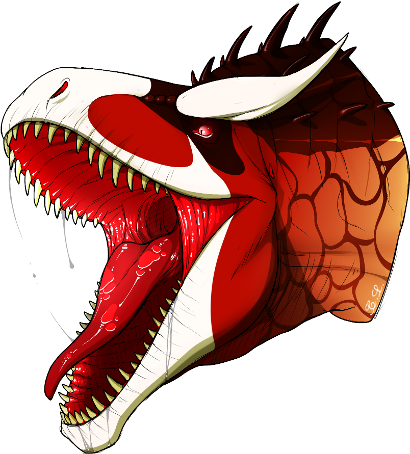 Open Invitation - Dinosaur With Saliva Png (810x900), Png Download