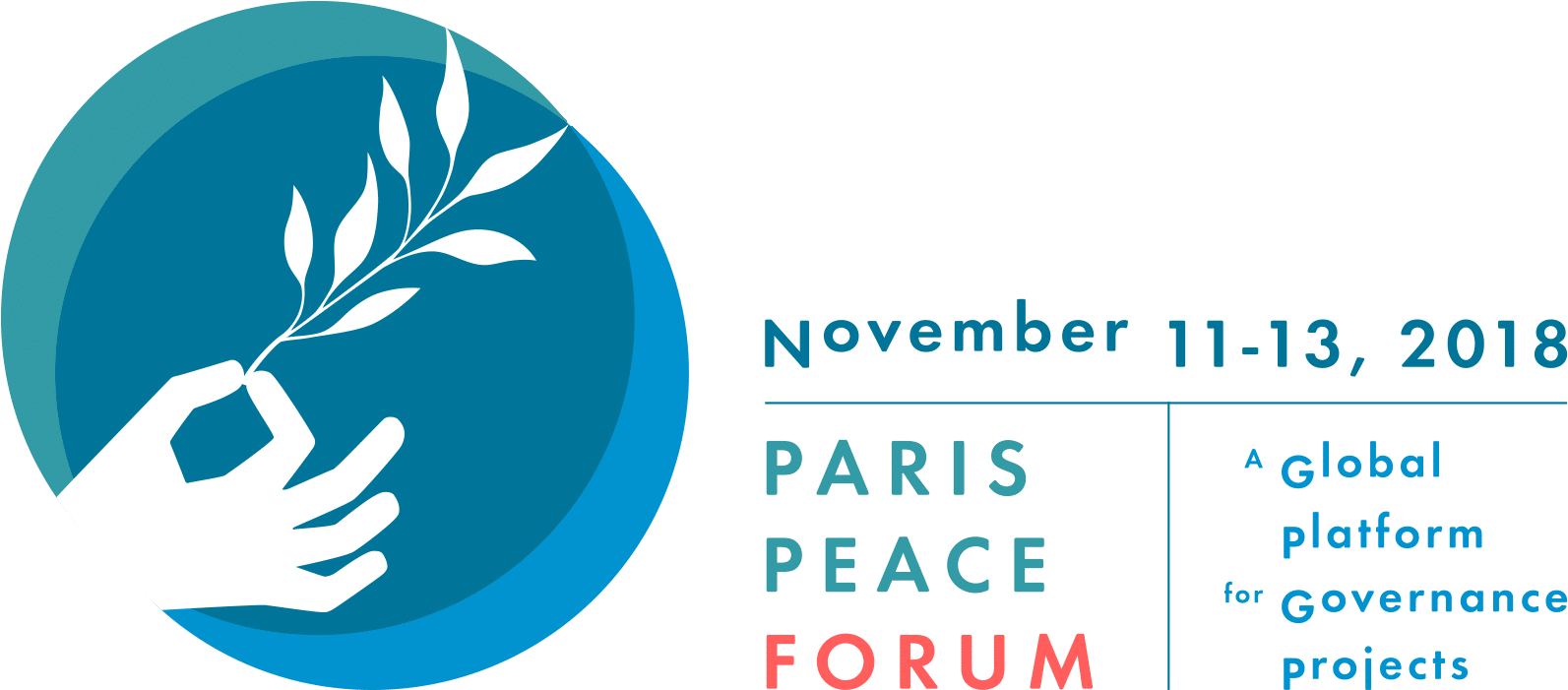 Download With English Baseline - Paris Peace Forum (2022x700), Png Download