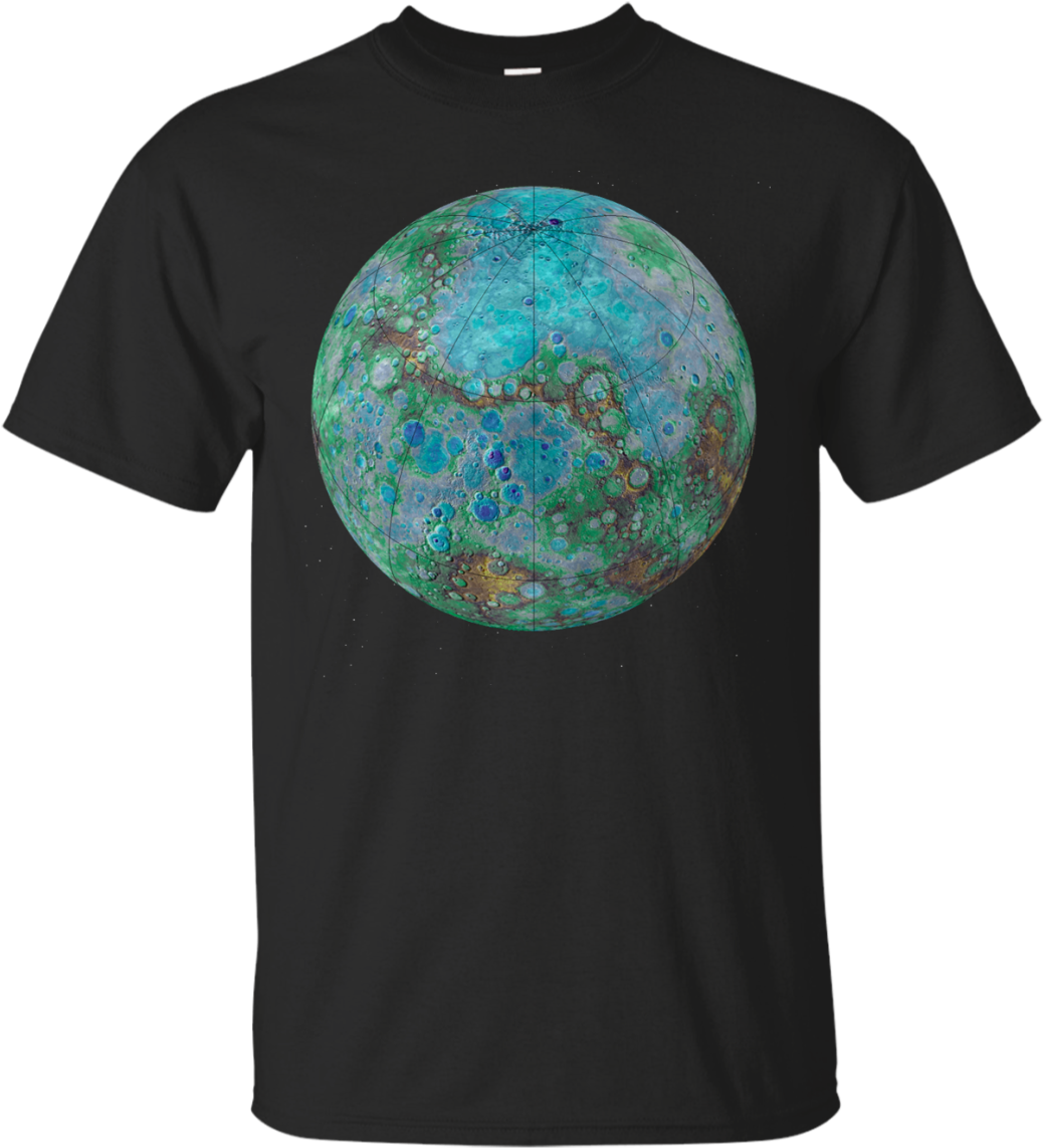 Planet Mercury Space Shirt - Mickey Mouse T Shirt Adidas (1155x1155), Png Download