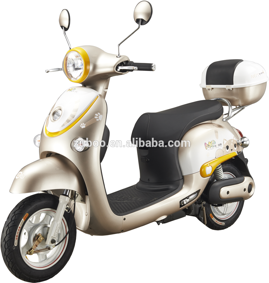 Classic Motorcycle Mini Electric Chopper Motorcycle - Vespa (974x1000), Png Download