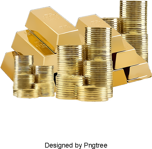 Gold Coins Element, Neat, Gold Bars, Gold Png And Psd - Gold (800x800), Png Download