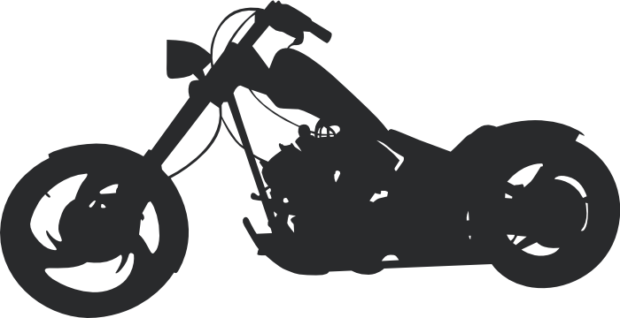 Motorcycle Chopper Png (700x360), Png Download