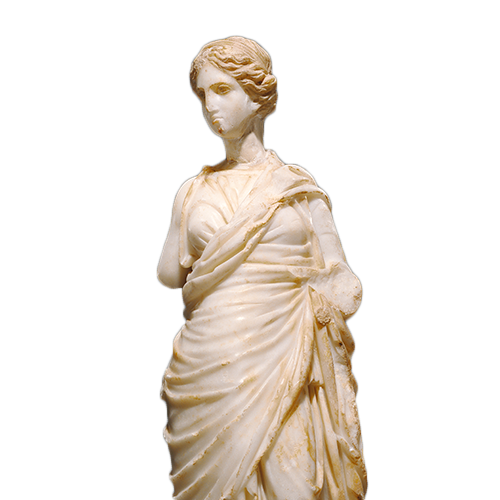Clio - Statue Of A Muse (500x500), Png Download