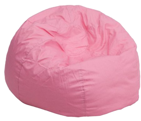 Bean Bag Chair Transparent Images Png - Pink Bean Bag Chair (480x446), Png Download