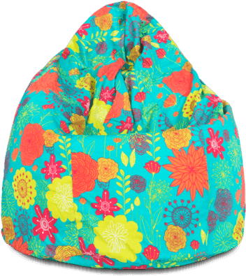 Chumbak Flower Burst Bean Bag (440x440), Png Download