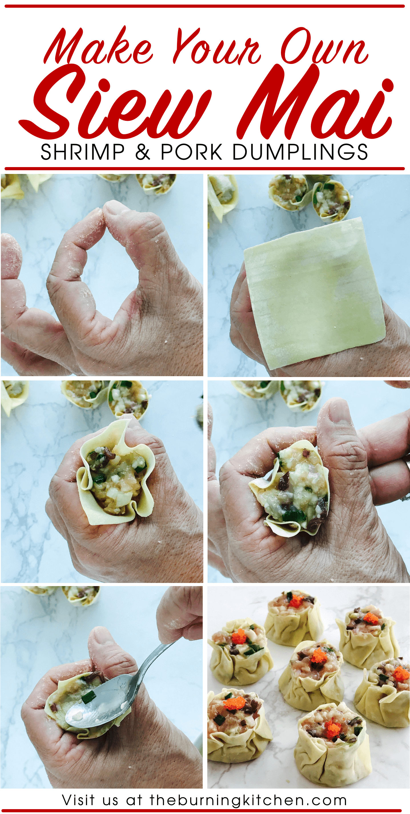Make Your Own Siew Mai This All-time - Bu Jian Tian Pork (1784x2894), Png Download
