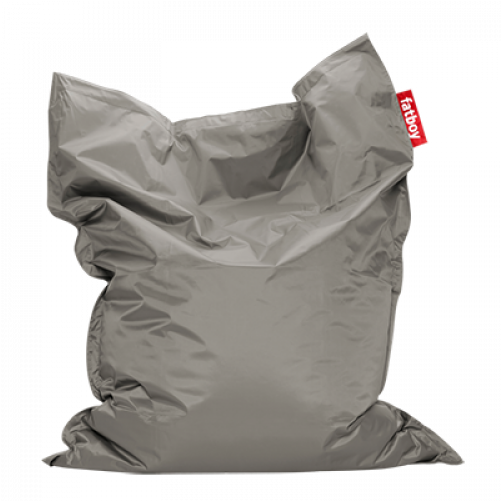 Fatboy The Original Silver Beanbag - Fatboy Original, Silver Bean Bag (500x600), Png Download