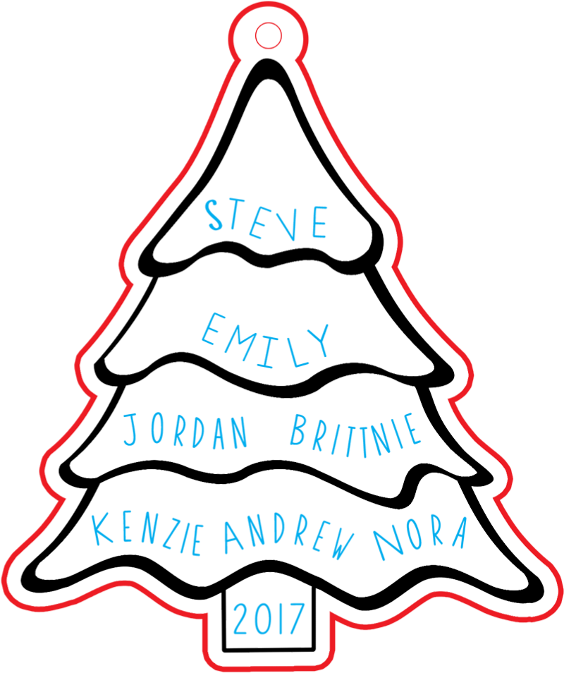 Ornament 13 - Svg - Drawing Easy Christmas Card Designs (853x1013), Png Download
