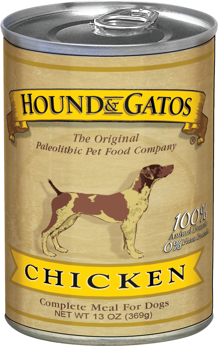 Hound & Gatos Pet Foods Corporation Announces Their - Hound And Gatos Chicken Can Dog Food 12pk (937x1263), Png Download