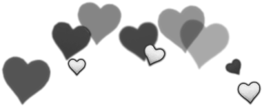 Black Heart Crown Png (500x317), Png Download