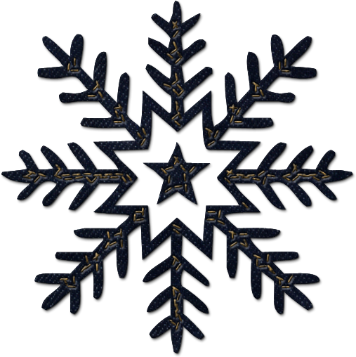 Snowflake Clipart High Resolution - Black And White Snowflake Png (600x600), Png Download