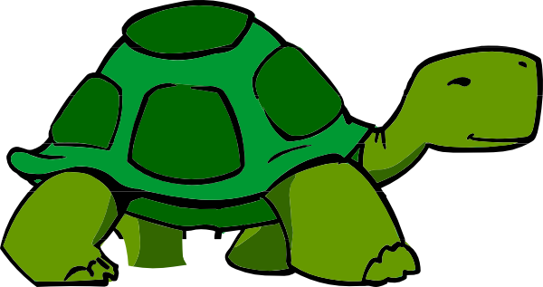 Clipart Turtle Box Turtle - Animated Picture Of A Turtle (600x317), Png Download