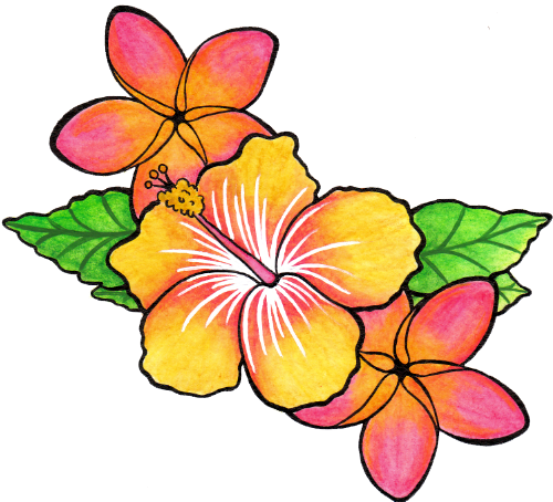 Flower Tattoo Png Clipart - Flower Tattoo Png (500x454), Png Download
