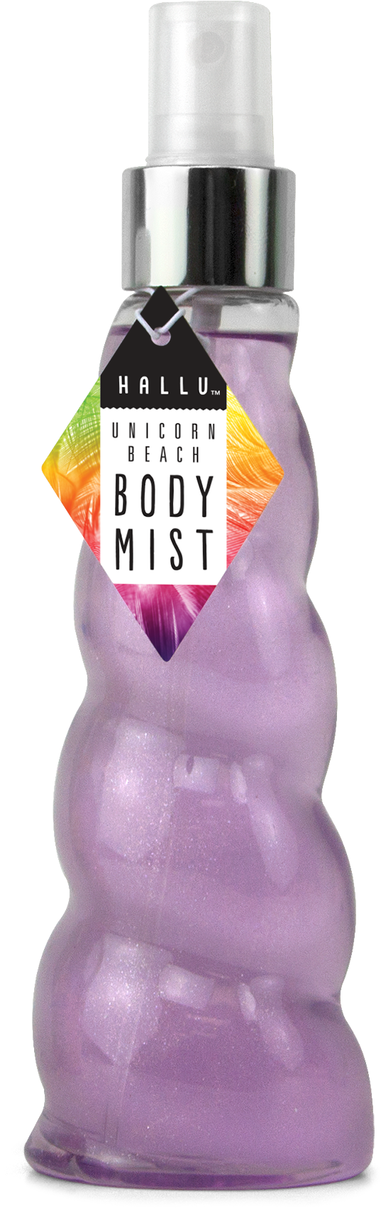 Hallu Unicorn Fragrance Mist, Unicorn Beach Scent, - Plastic Bottle (1000x2000), Png Download