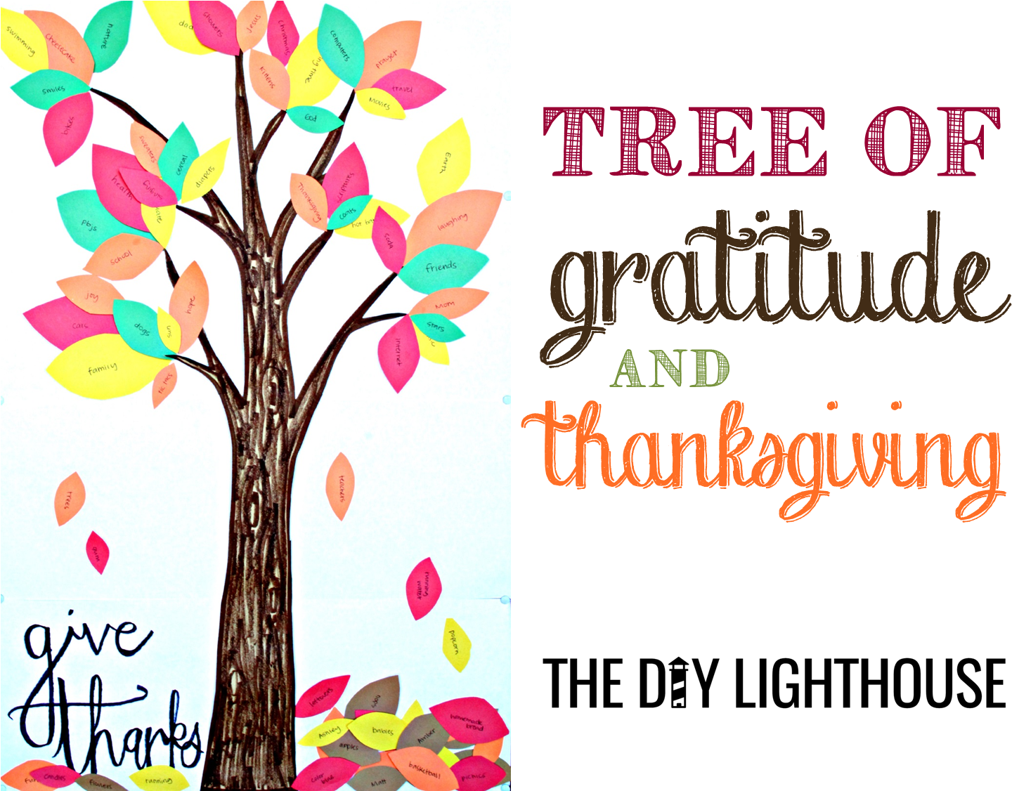 Tree Of Gratitude & Thanksgiving - Tree Of Thanksgiving (1543x1125), Png Download