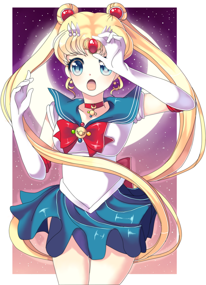 Fan Workolder Sailor Moon - Sailor Moon Fanart (851x1163), Png Download