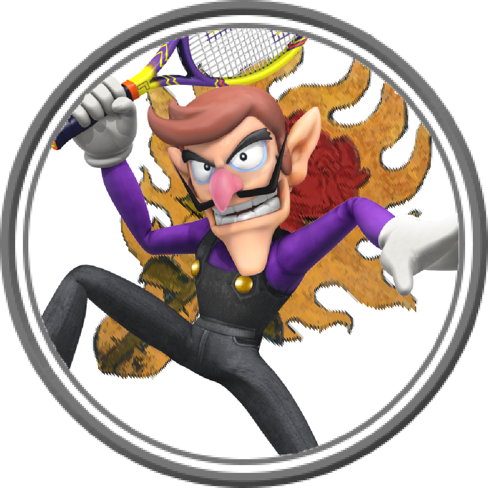 Bloody Waluigi Png Bloody Waluigi - Cartoon (1000x1000), Png Download