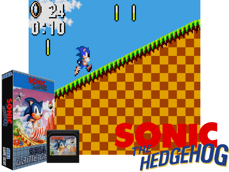 Sonic The Hedgehog Game Gear - Graphic Design (800x600), Png Download