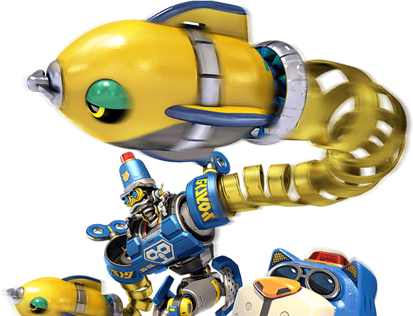 Byte Barq Arms Nintendo - Arms Byte And Barq (813x443), Png Download