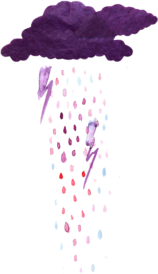 Pngs Solo Para Chicas Dibujos Png - Png Rain (420x640), Png Download