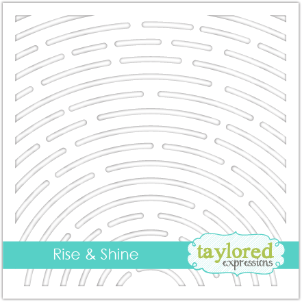 You'll Notice The Rise & Shine Stencil Used Throughout - Taylored Expressions On The Line Die (441x441), Png Download