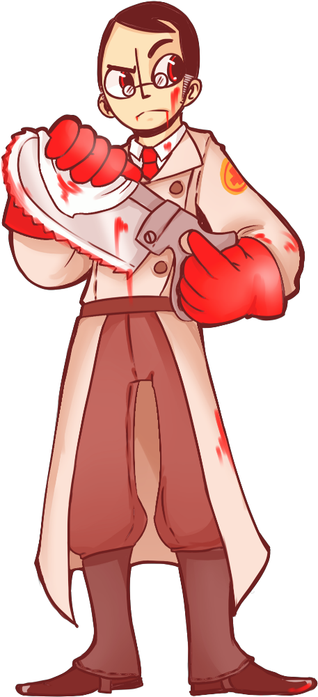 Medic Fan Art - Medic Fanart (608x1092), Png Download