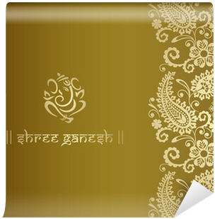 Ganesha, Hindu Wedding Card, Royal Rajasthan, India - Indian Wallpaper Design (400x400), Png Download