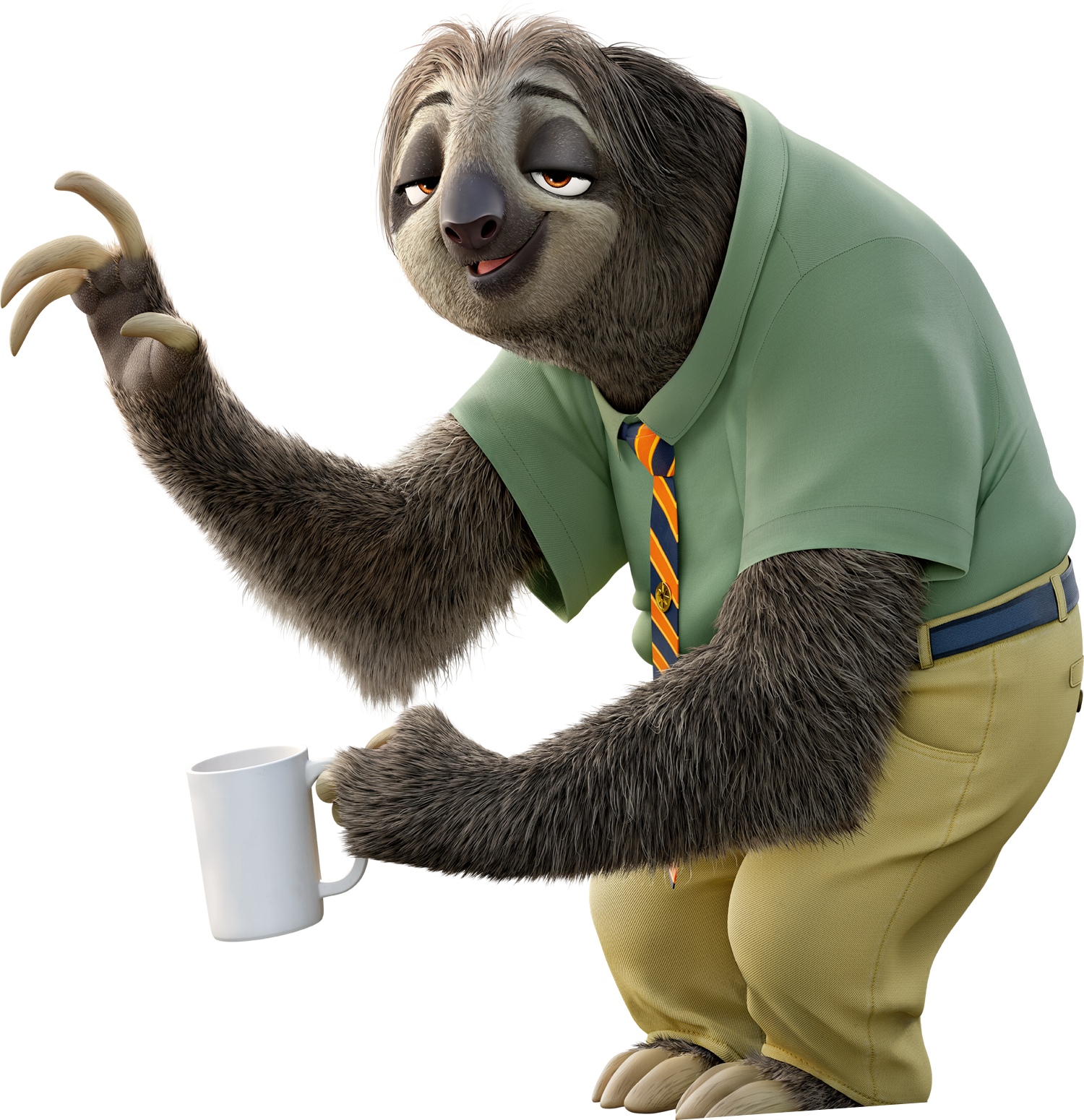 Zootopia Sloth - Hd 991×1024 - Sloth Zootopia (1500x1550), Png Download