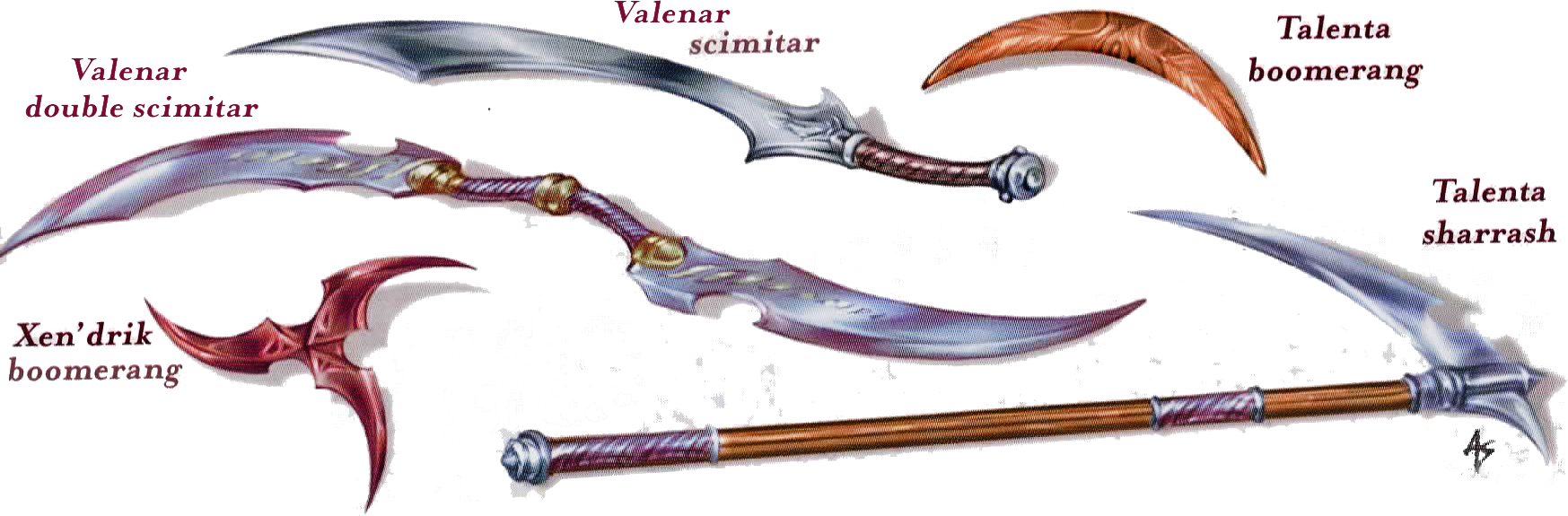Weapon - Selection - 03 - Xen Drik Boomerang (1747x575), Png Download