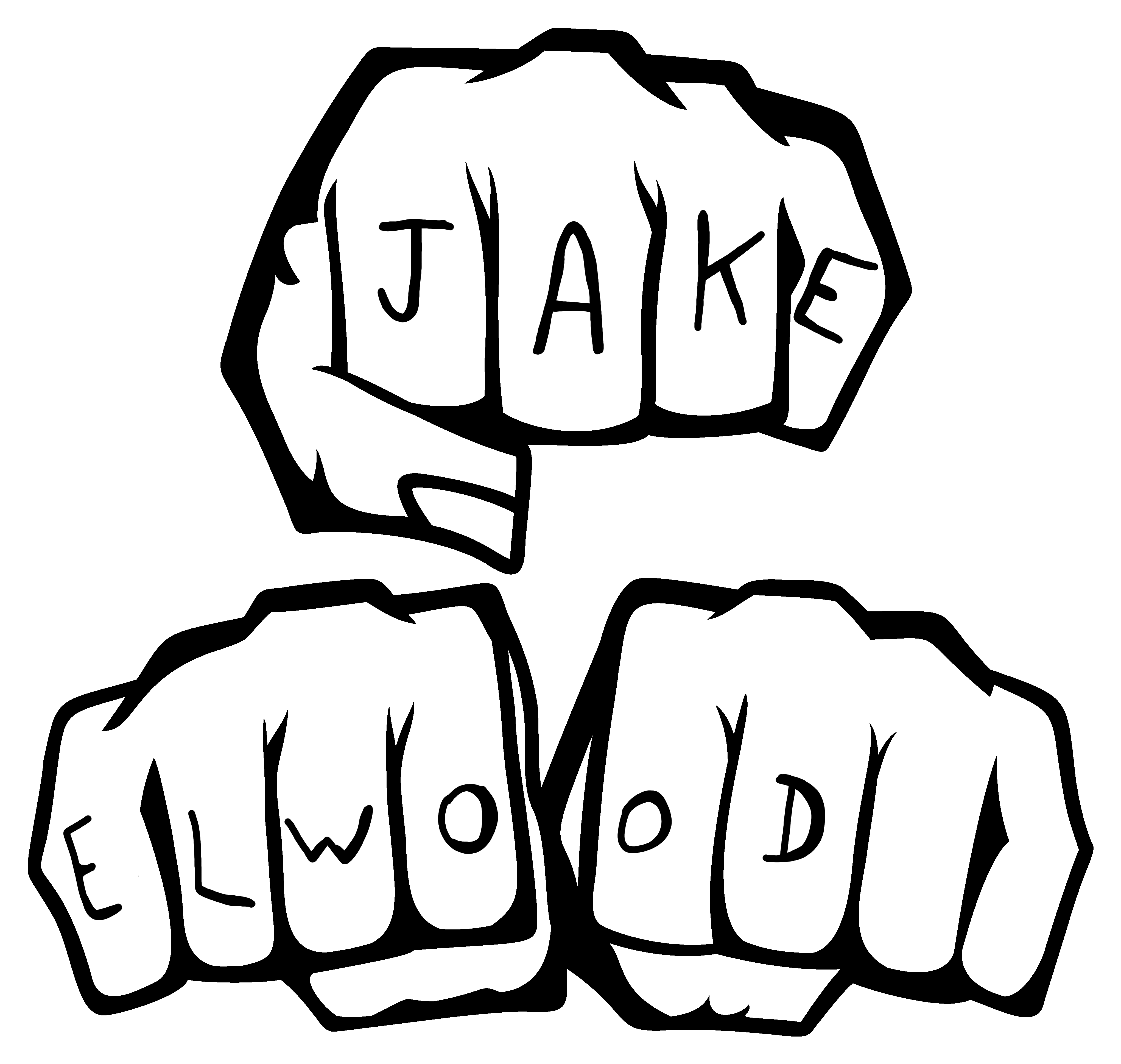 Blues Brothers Fists - San Diego (5000x5000), Png Download