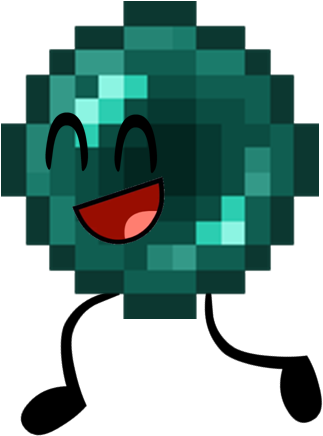 Ender Pearl - Hey My Ender Pearl Landed Here (355x455), Png Download