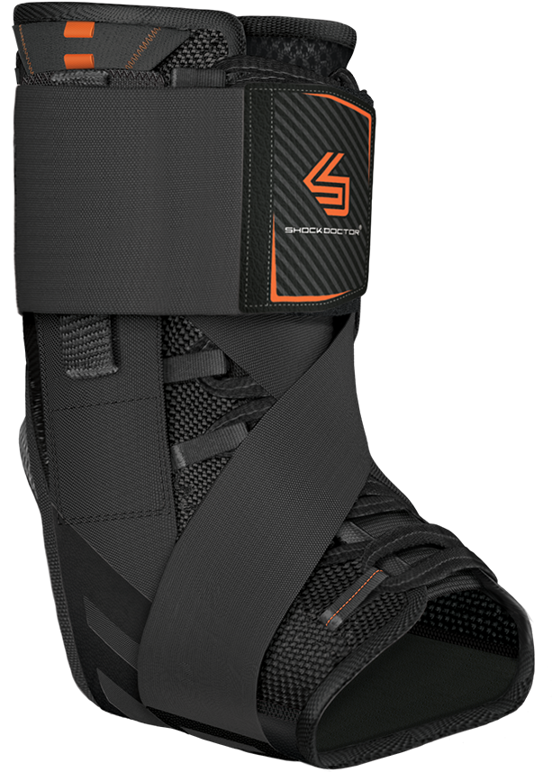Ultra Wrap Lace Ankle Support - Shock Doctor Ankle Brace (1000x1000), Png Download