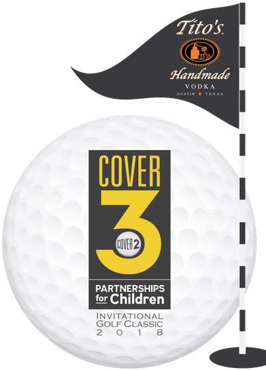 2018 Golf Tourney Cover Logo W Titos Flag 01 - Logo (400x600), Png Download