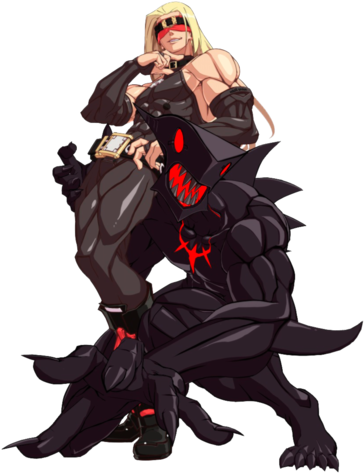 Zato One - Guilty Gear Xrd Revelator Zato (368x480), Png Download