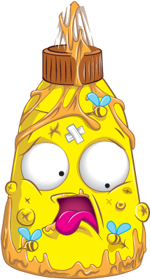 Scummy-honey - Grossery Gang Scummy Honey (412x406), Png Download