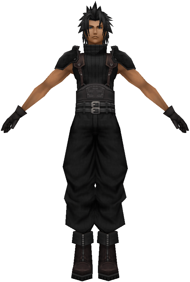 Zack Fair Over Cloud Strife - X Force Wolverine Hugh Jackman (615x912), Png Download