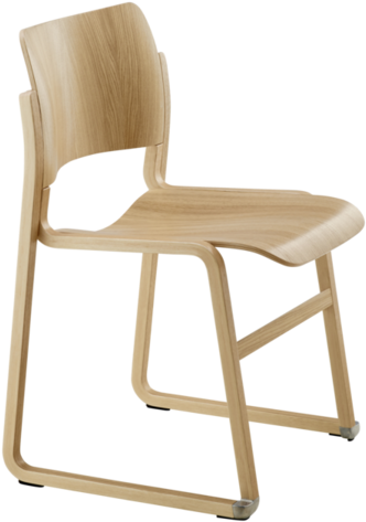 40/4 Side Chair - Howe 40/4 Side Chair - Wood Frame (600x600), Png Download