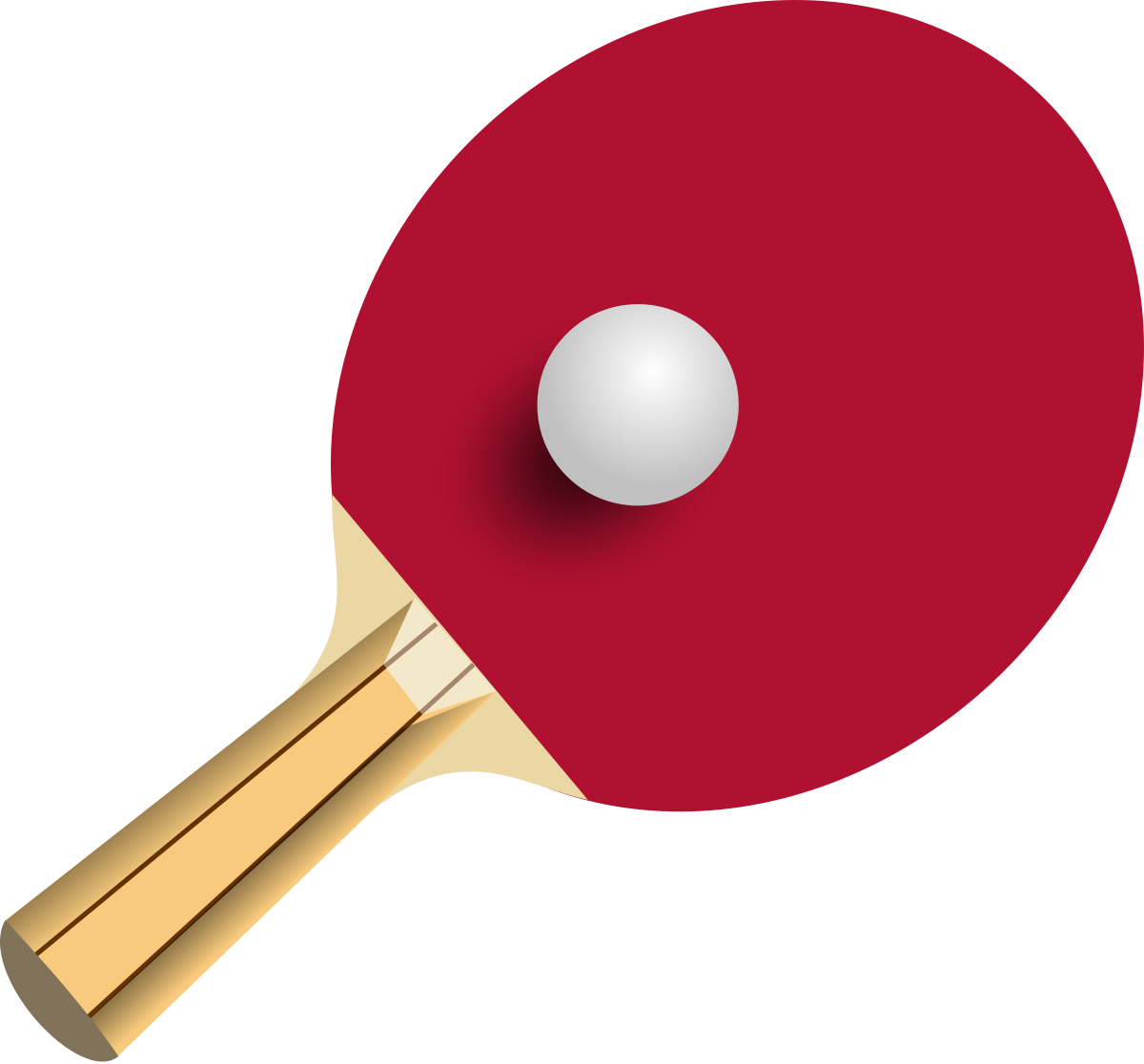 Ping Pong Racket Png Image - Table Tennis Racket Png (1101x1024), Png Download