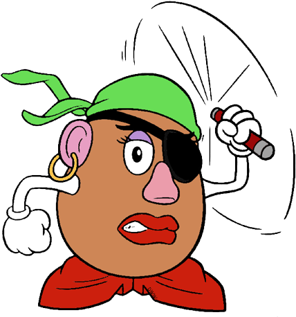 Png Library Stock Toy Story Clip Art Disney Galore - Mrs Potato Head Nose (450x462), Png Download