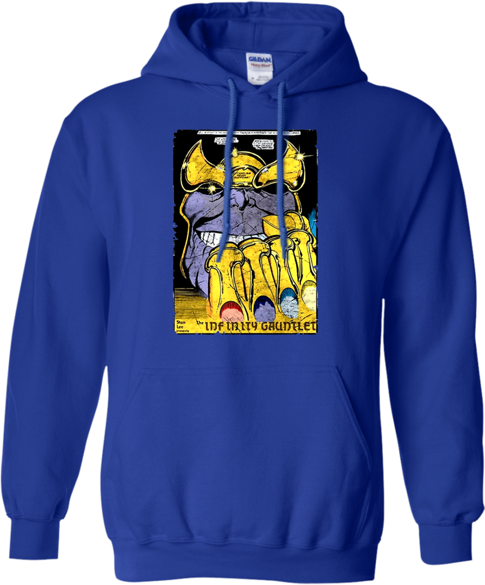 Thanos Infinity Gauntlet - Marvel Thanos Infinity Gauntlet Graphic T-shirt (1155x1155), Png Download