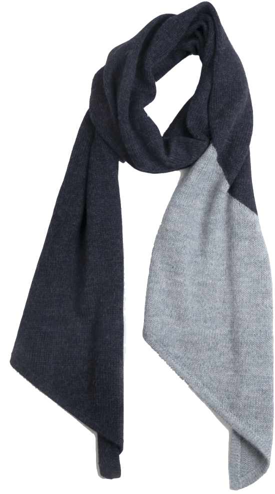 Blue Grey Scarf - Scarf (1024x1024), Png Download