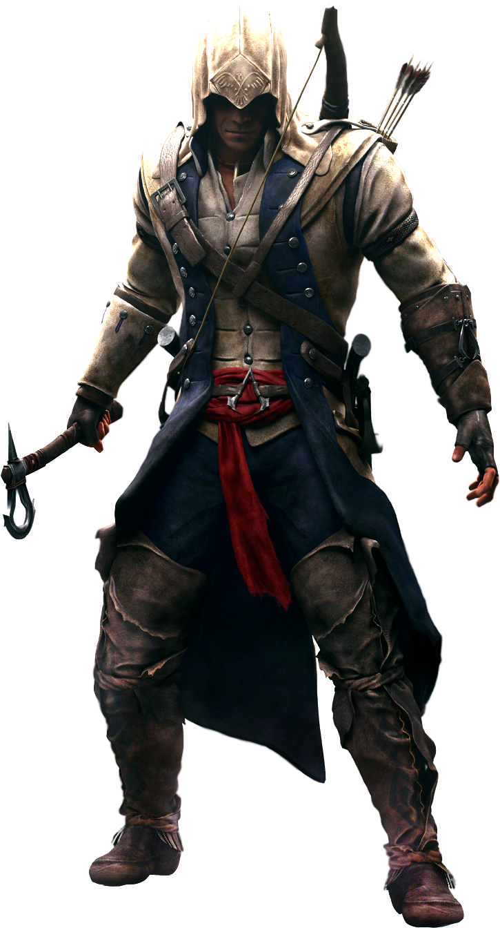 Assassin's Creed Connor Kenway (850x1450), Png Download
