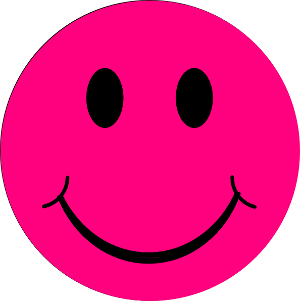 Vector Royalty Free Download Clip Art Smiley Image - Pink Happy Faces Clip Art (594x595), Png Download