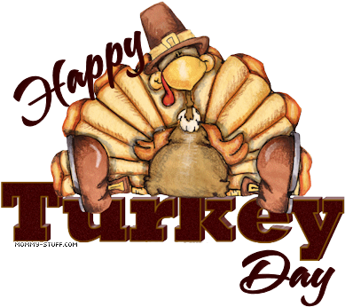 Happy Thanksgiving - Happy Turkey Day Clip Art (400x354), Png Download