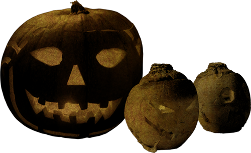 Contact - Jack-o'-lantern (500x305), Png Download