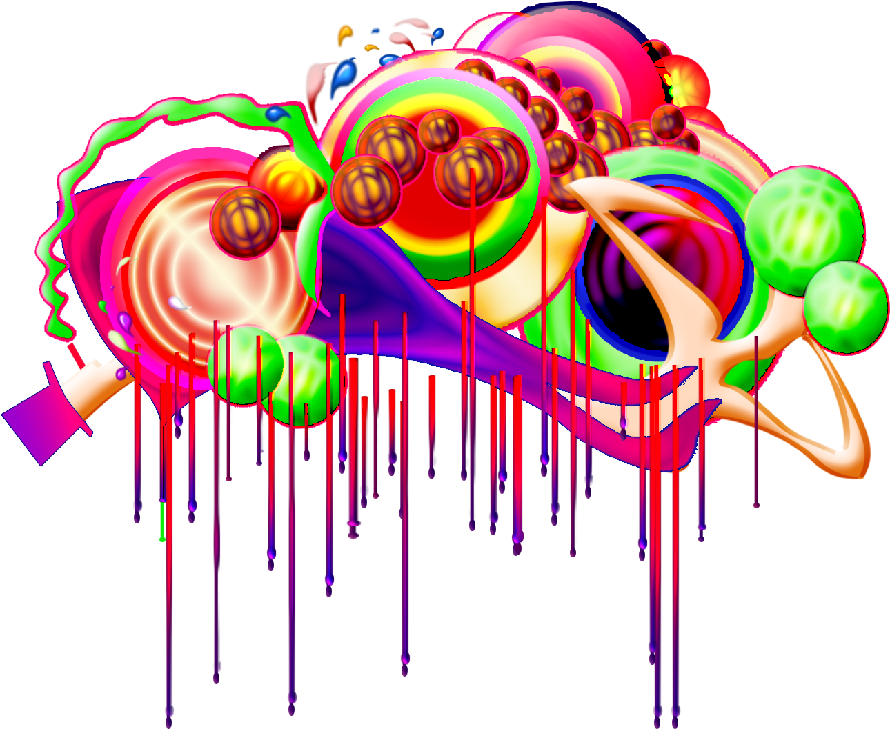 Festival Download Colorful Layered - Festival Colorful Background Png (1535x1181), Png Download