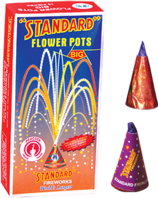 Colour Changing Butterflies 10 Pcs 1 Box - Flower Pots Crackers Png (400x400), Png Download