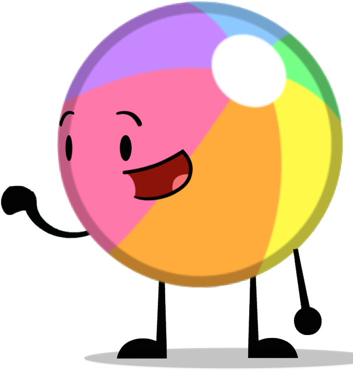 Beach Ball Idle - Through The Woods Beach Ball (724x784), Png Download