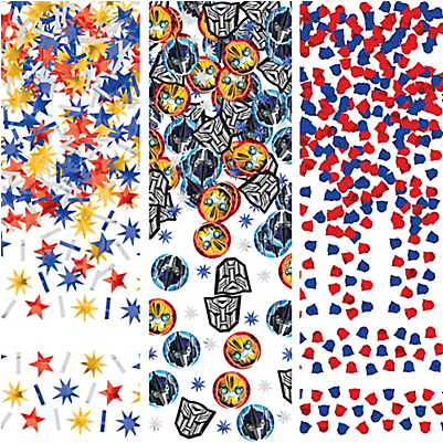 Transformers Confetti - Transformers Confetti Birthday Party Supplies (400x544), Png Download
